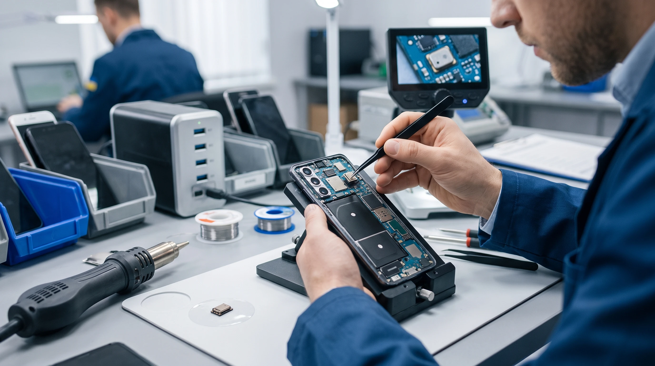 В каком случае необходима замена микрофона Samsung