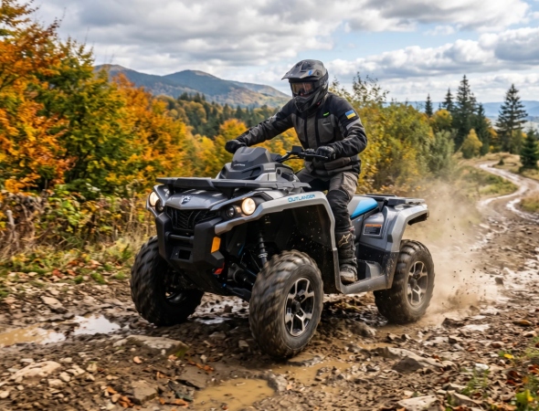 Квадроцикл Can-Am Outlander Electric: електричне майбутнє бездоріжжя