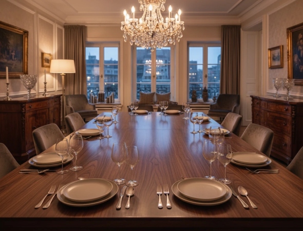 Прямоугольные столы для приема пищи