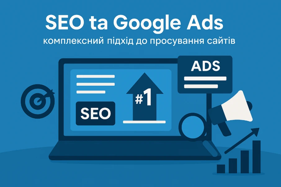 SEO та Google Ads: комплексний підхід до просування сайтів для стабільного зростання бізнесу