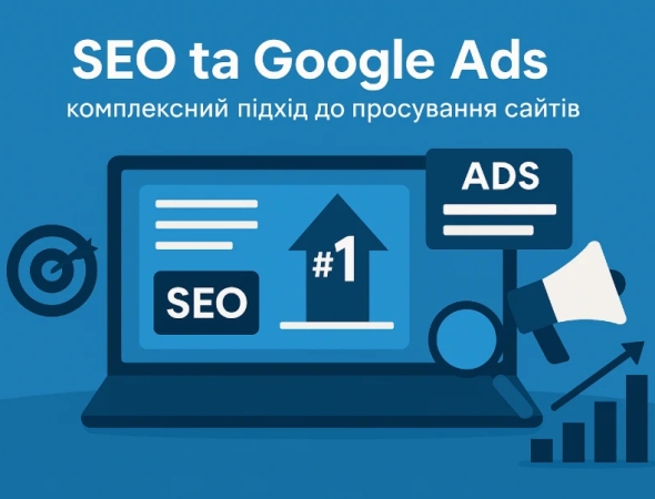 SEO та Google Ads: комплексний підхід до просування сайтів для стабільного зростання бізнесу
